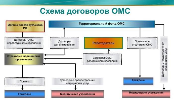 схема договоров ОМС